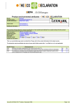 Product environmental attributes – THE ECO