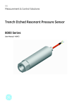 Trench Etched Resonant Pressure Sensor