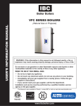 User Manual - IBC Better Boilers