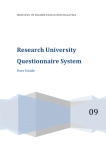 Research University Questionnaire System