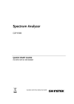 Instek GSP-9300, GSP-9300TG Spectrum Analyzer