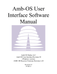 Amb-OS User Interface Software Manual