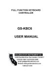 GS-KBC6 USER MANUAL