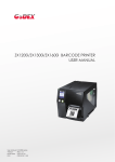 ZX1200i/ZX1300i/ZX1600i BARCODE PRINTER USER MANUAL