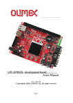 LPC2378-STK User Manual