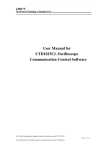 User Manual for UTD1025CL Oscilloscope Communication Control