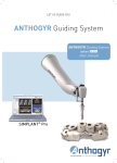 Anthogyr guiding system user procedures