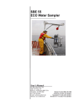 SBE 55 ECO Water Sampler User`s Manual