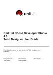 Red Hat JBoss Developer Studio 4.1 Teiid Designer User Guide