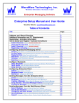 Enterprise Messaging Manual - WaveWare Technologies, Inc