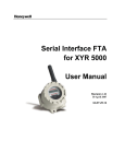 Serial Interface FTA for XYR 5000 User Manual