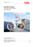 UGA Wind-Turbine WT 200 and WT 200/3 User Manual