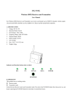 User Manual PSL WMX Wireless DMX Receiver and - Pro-SL