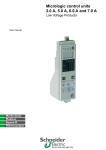 Micrologic control units 2.0 A, 5.0 A, 6.0 A and 7.0 A