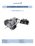 user manual 1.3 80 w onboard generator system