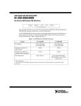 NI USB-6008/6009 User Guide and Specifications