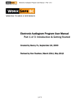 Electronic Audiogram Program User Manual Part 1
