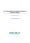 TC-6110 Windows Embedded Standard 7 Software Manual