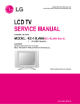 LCD TV SERVICE MANUAL