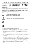 LPTT1202 – 12-CHANNEL TOUCH PANEL CONTROLLER