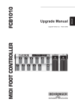 Upgrade Manual - American Musical Supply