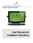User Manual and Installation Instructions