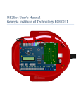 DE2Bot User`s Manual Georgia Institute of Technology ECE2031