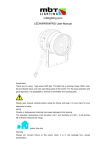 mbtlighting.com LEDWPAR64PRO User Manual