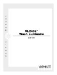 VL2402™ Wash Luminaire