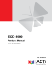 ECD-1000 Product Manual