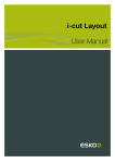 i-cut Layout User Manual - Product Documentation