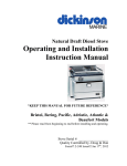 Operating and Installation Instruction Manual