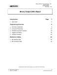 Binary Output (BO) Object Technical Bulletin