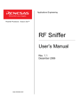 RF Sniffer User Manual