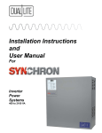 Synchron User Manual - Dual-Lite