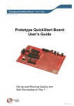 Prototype QuickStart Board User`s Guide