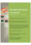 PCIe-862x Series Board User Manual