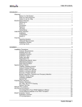 Table Of Contents System Manager i Introduction 1 Welc