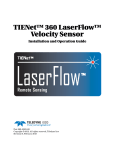 TIENet™ 360 LaserFlow™ Velocity Sensor