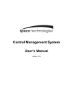 Central Management System User`s Manual