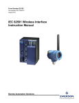 IEC 62591 Wireless Interface Instruction Manual