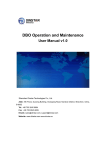 DBO Operation and Maintenance User Manual v1.0