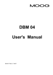 DBM04 User`s Manual
