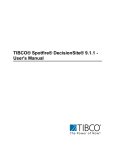 TIBCO Spotfire DecisionSite® 9.1.1