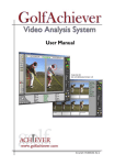 GolfAchiever Video Analysis System User Manual