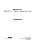 VMIACC-5595 2Gb/s Reflective Memory Hub Assembly Installation