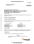 MC68360 Quad Integrated Communication Controller User`s