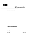 CIMPLICITY Display Station User`s Manual, GFK-1220B