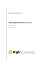 Hadoop Deployment Manual - Support