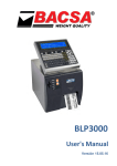 120403 User manual BLP-3000 Series Labellers